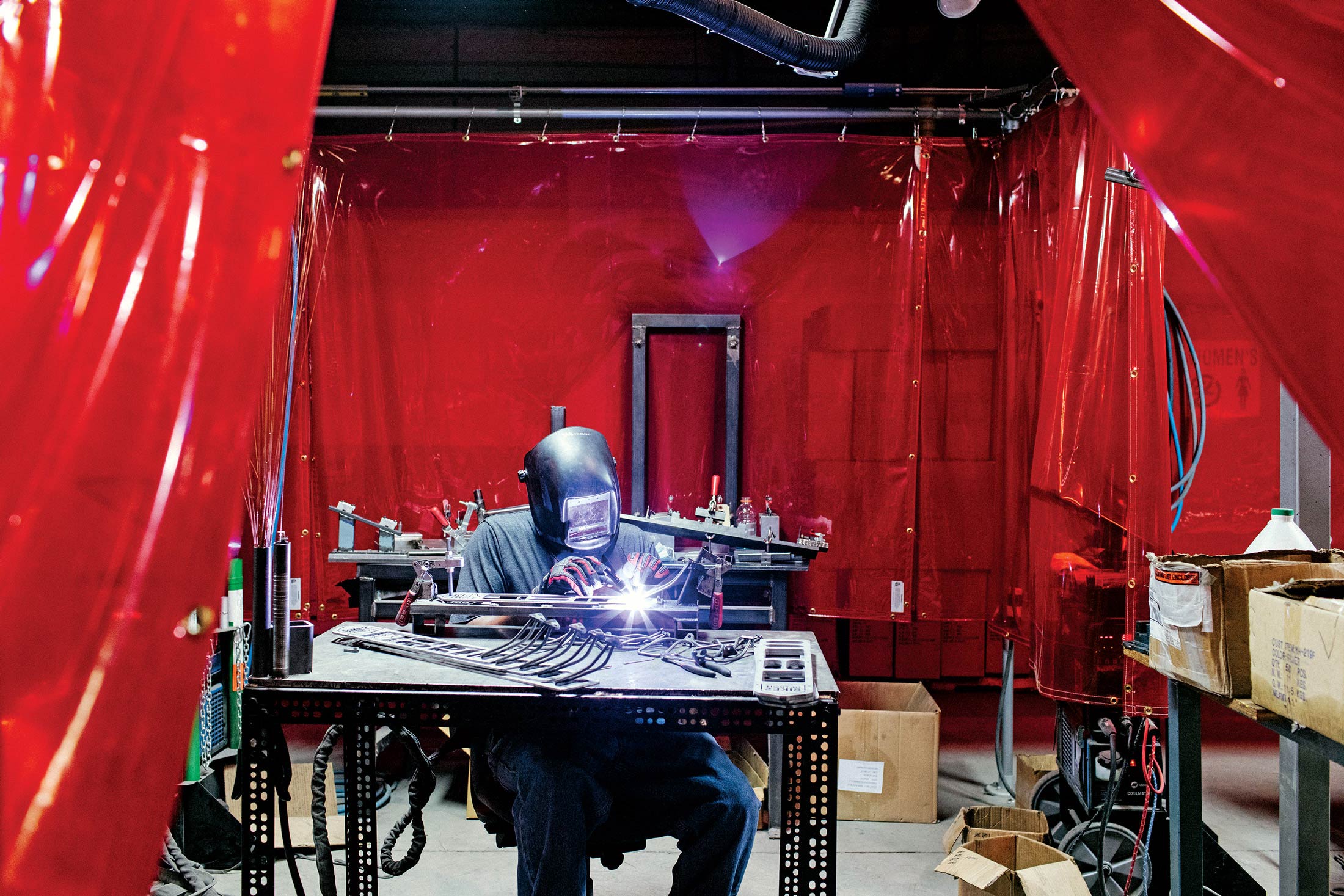 Detroit Bikes factory