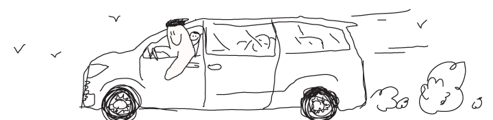 child-like drawing of stay at