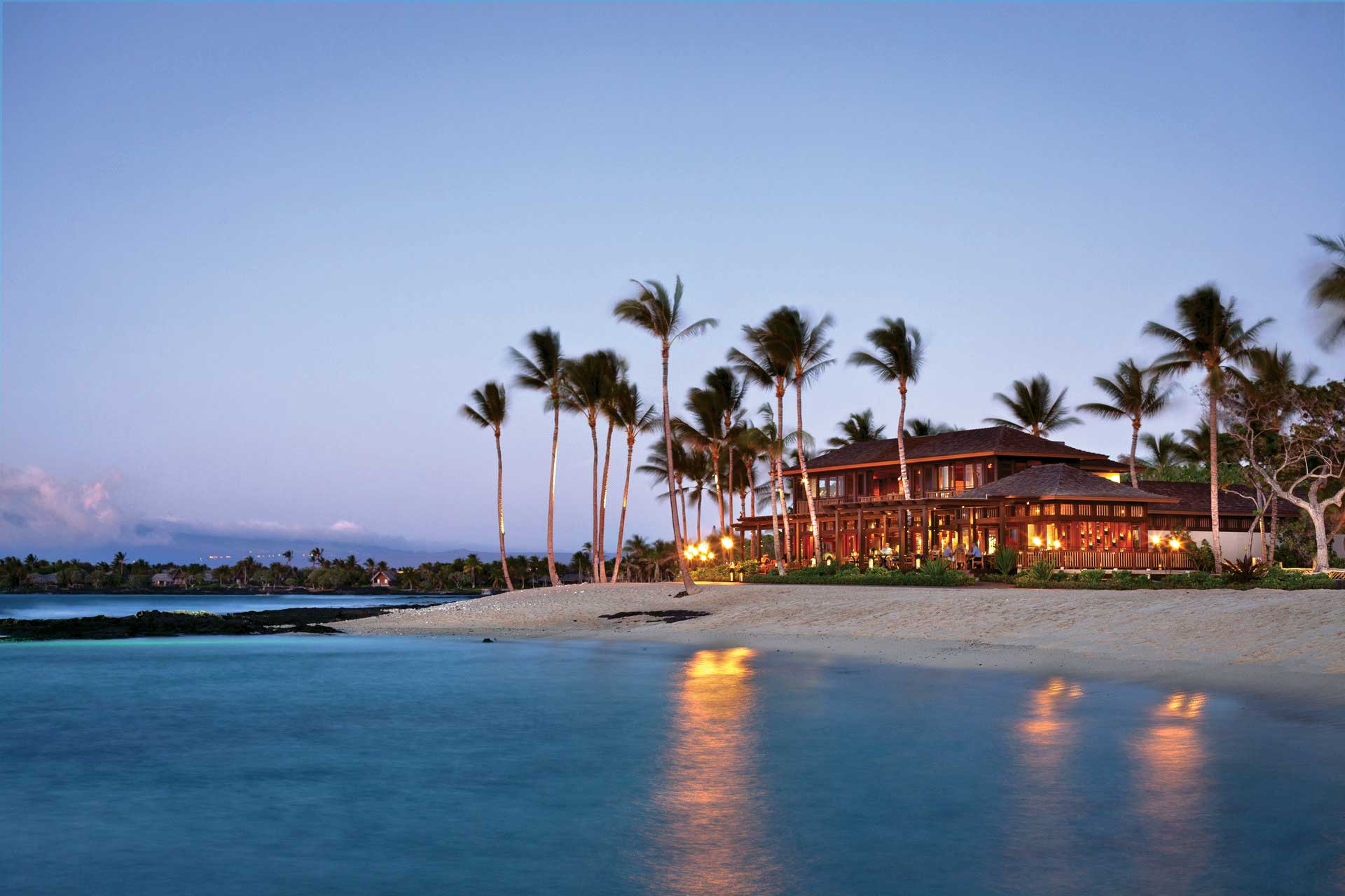 the hotel from the beach