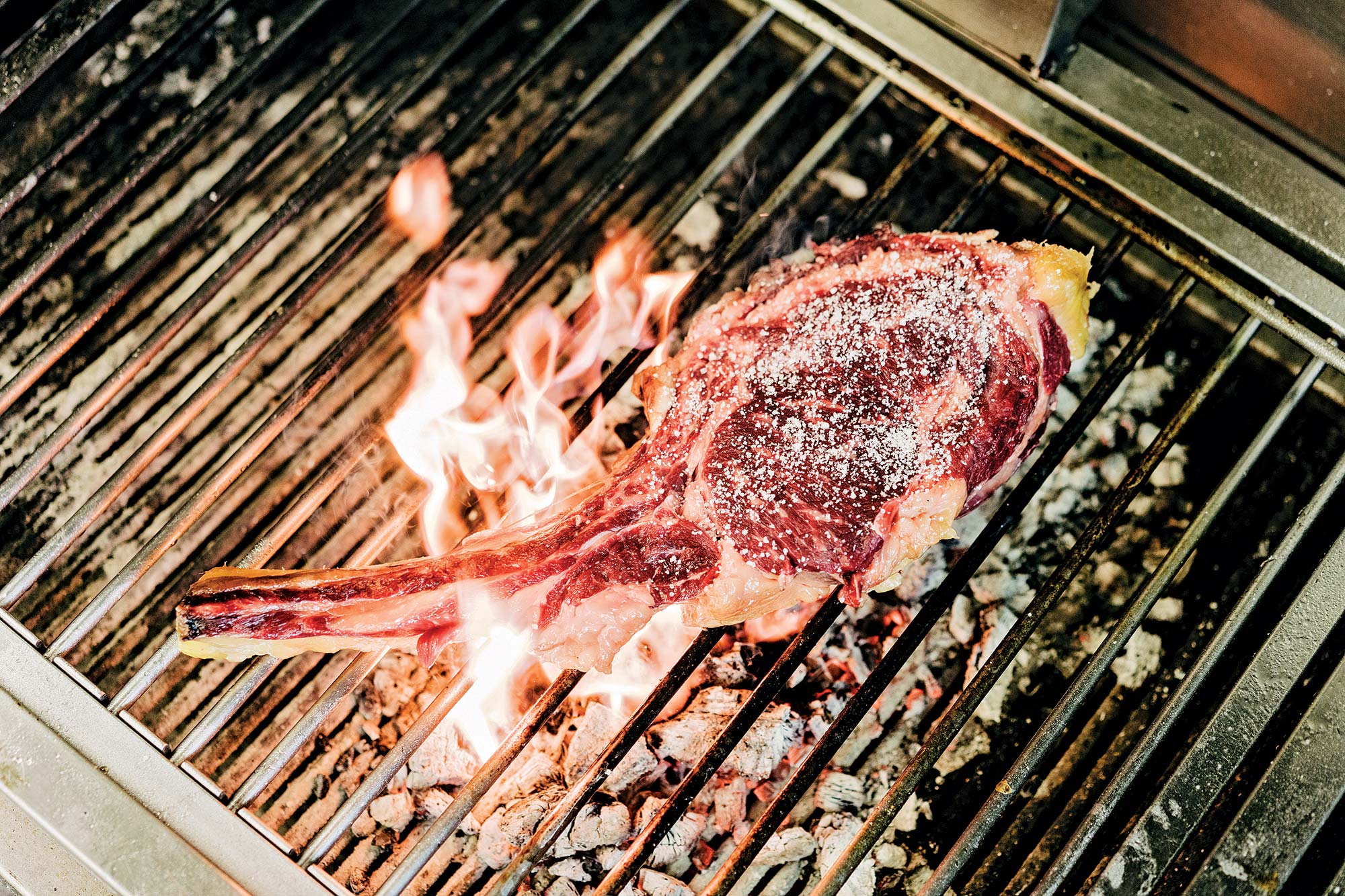 The grilled steak at Etxeberri