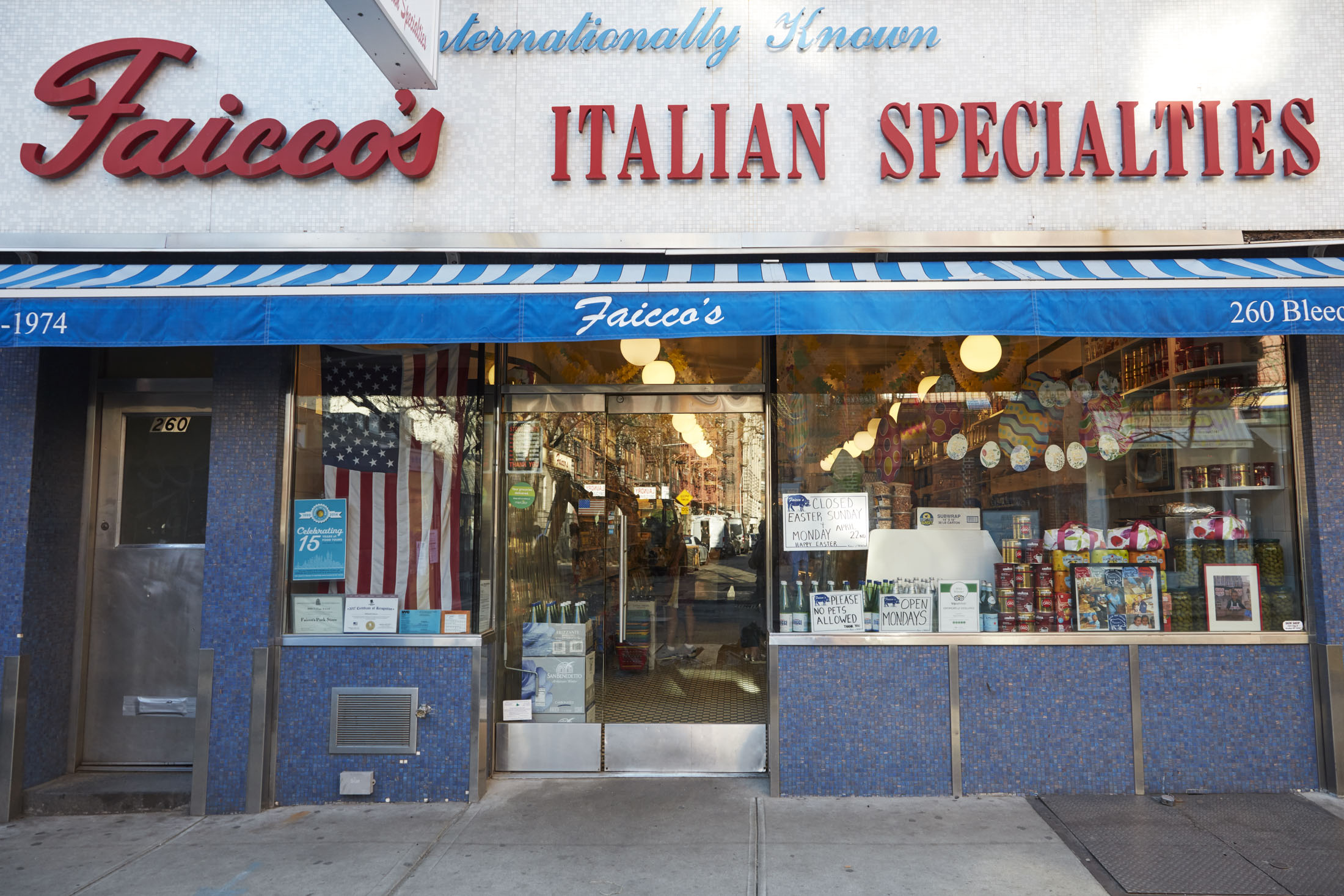 Faccio’s is an almost-120-year-old Italian-American hallmark of the West Village, with a storefront that’s gone unchanged for decades.