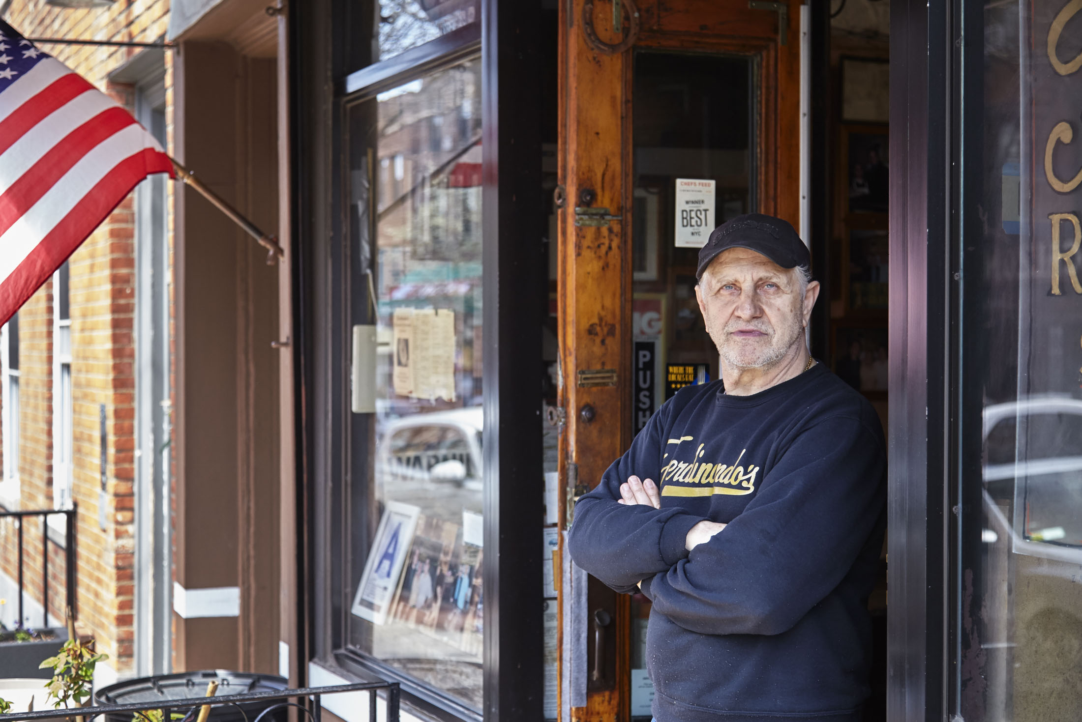 Owner Francesco Buffa (bottom), son-in-law of the eponymous Ferdinando, oversees the Sicilian menu at this old-school Brooklyn restaurant. 