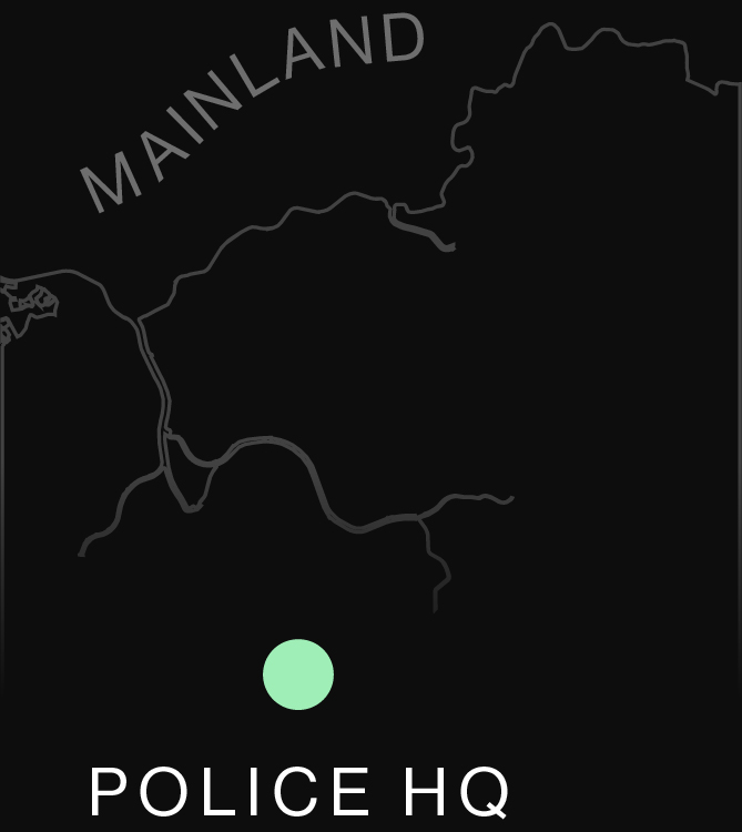 Map locates police base in Fanling