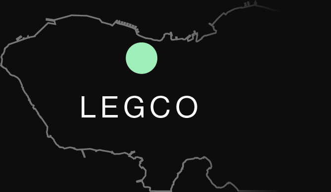 Map locates the Legislative Council