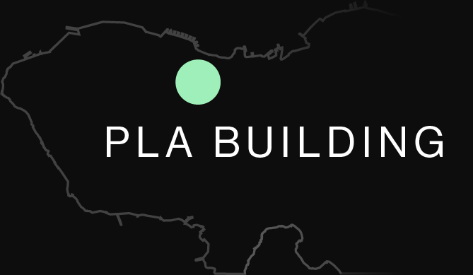 Map locates the PLA building.